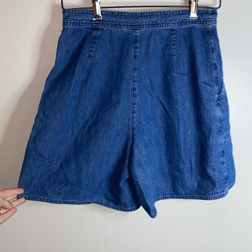 🎱Adorable Vintage Jean half buttoned half shorts! - Picture 6 of 9